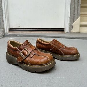 vintage doc martens monk strap shoes